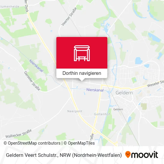 Geldern Veert Schulstr. Karte