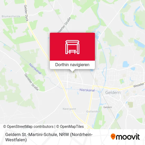 Geldern St.-Martini-Schule Karte