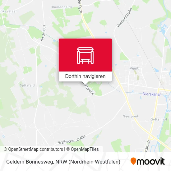 Geldern Bonnesweg Karte