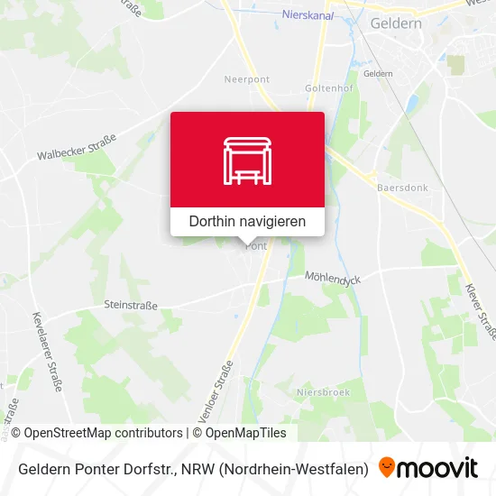 Geldern Ponter Dorfstr. Karte