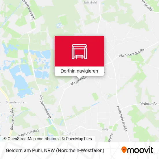 Geldern am Puhl Karte