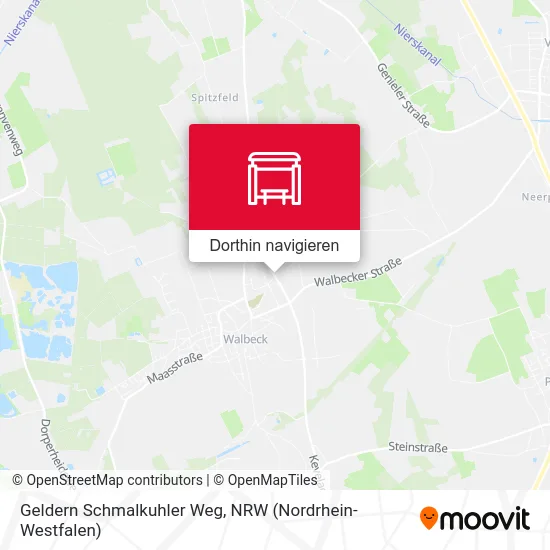 Geldern Schmalkuhler Weg Karte