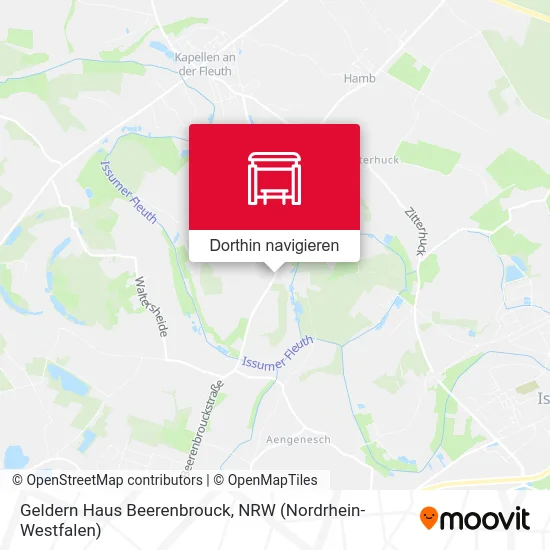 Geldern Haus Beerenbrouck Karte