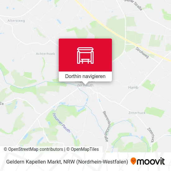 Geldern Kapellen Markt Karte