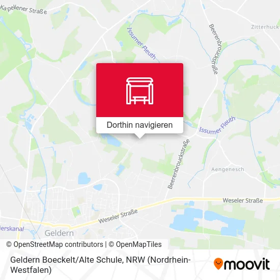 Geldern Boeckelt/Alte Schule Karte