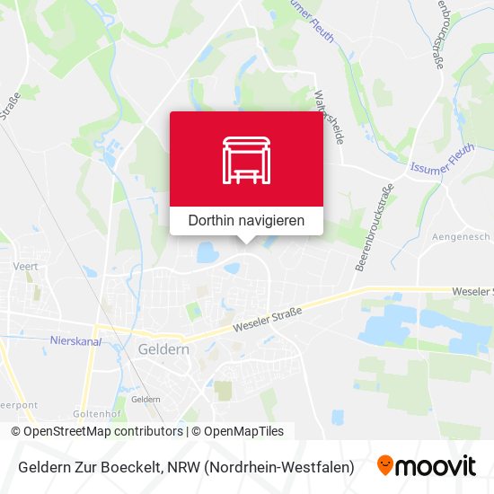 Geldern Zur Boeckelt Karte