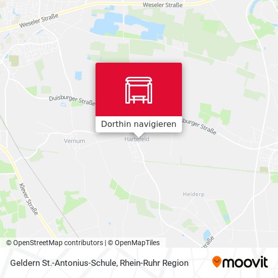 Geldern St.-Antonius-Schule Karte