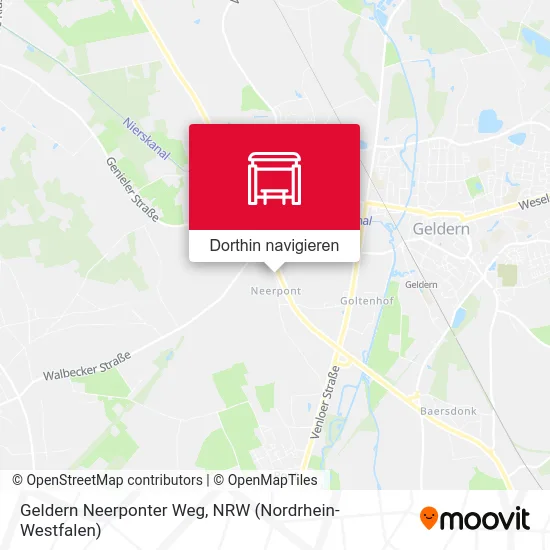 Geldern Neerponter Weg Karte