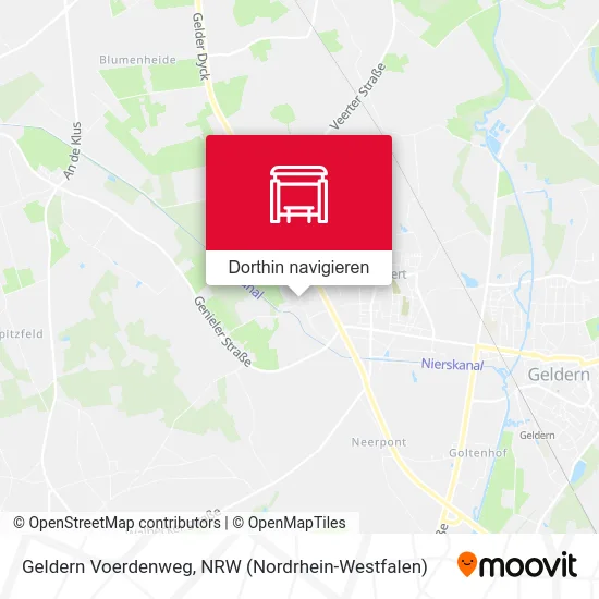Geldern Voerdenweg Karte