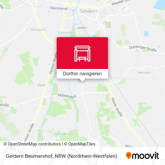 Geldern Beumershof Karte