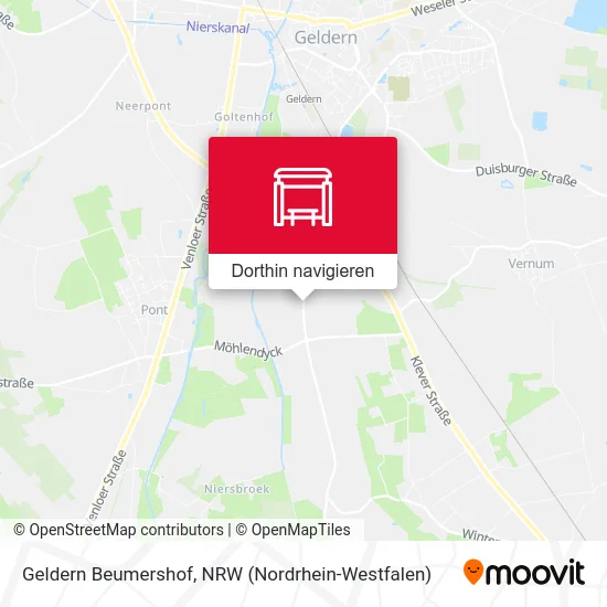 Geldern Beumershof Karte