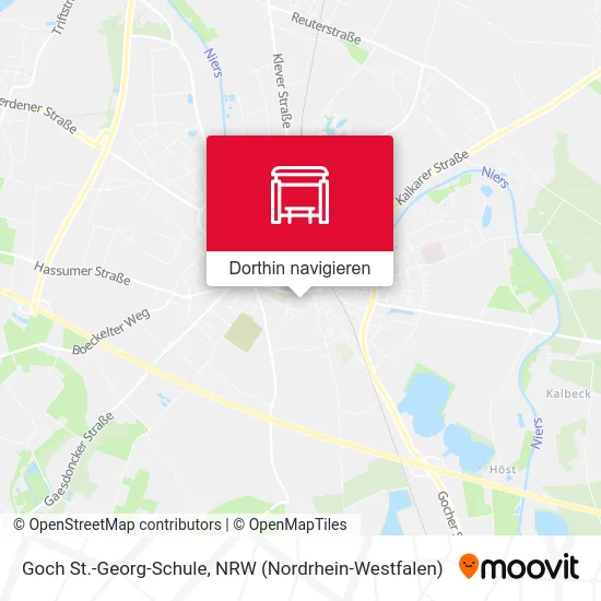 Goch St.-Georg-Schule Karte