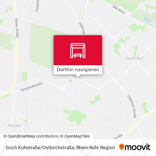 Goch Kuhstraße/Ostkirchstraße Karte