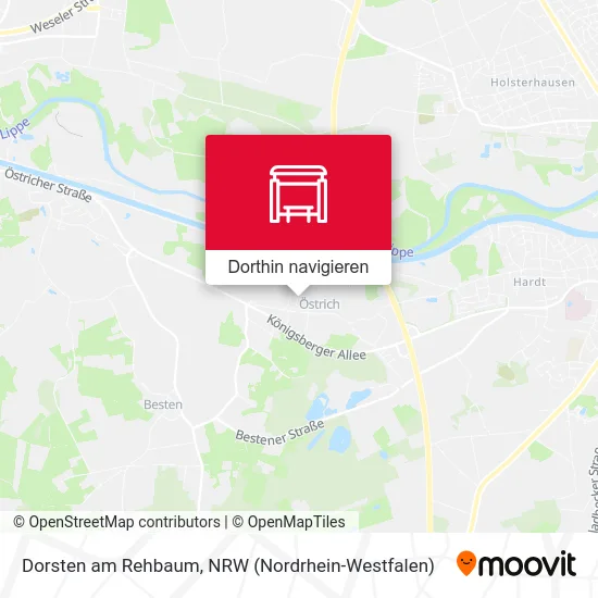 Dorsten am Rehbaum Karte