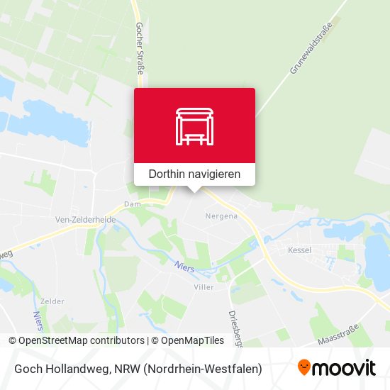 Goch Hollandweg Karte