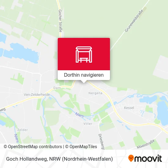 Goch Hollandweg Karte