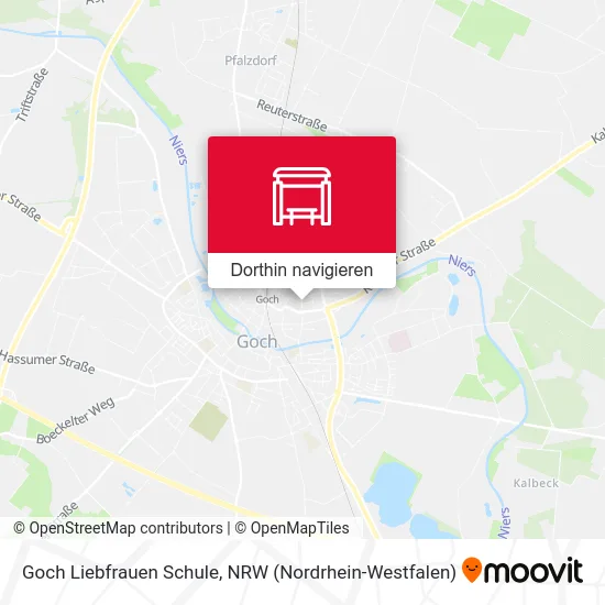 Goch Liebfrauen Schule Karte