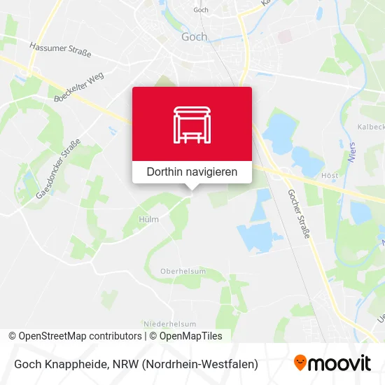 Goch Knappheide Karte