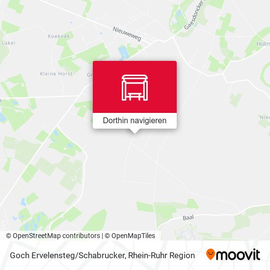 Goch Ervelensteg/Schabrucker Karte