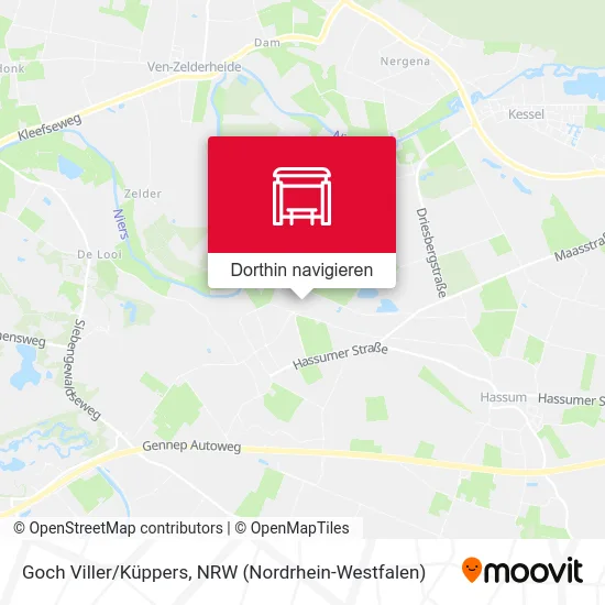 Goch Viller/Küppers Karte