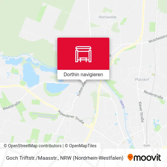 Goch Triftstr./Maasstr. Karte