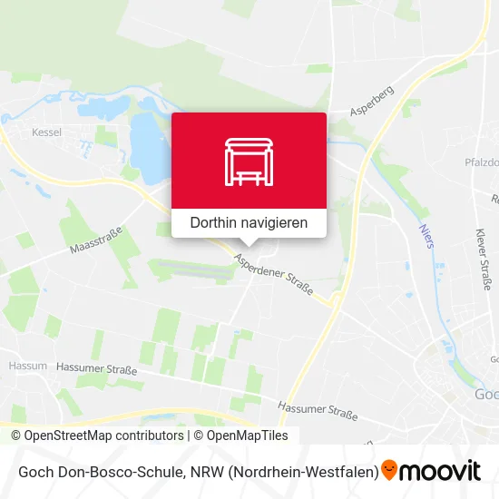 Goch Don-Bosco-Schule Karte