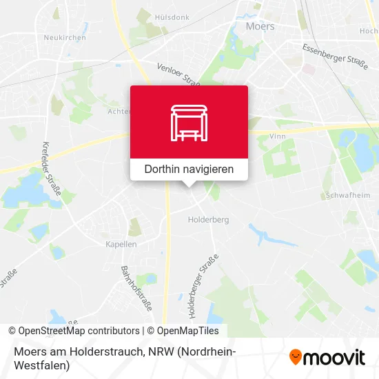 Moers am Holderstrauch Karte