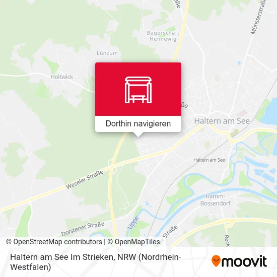 Haltern am See Im Strieken Karte