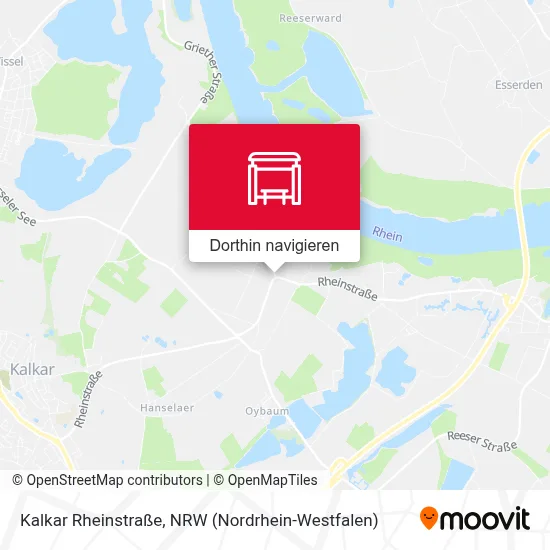 Kalkar Rheinstraße Karte