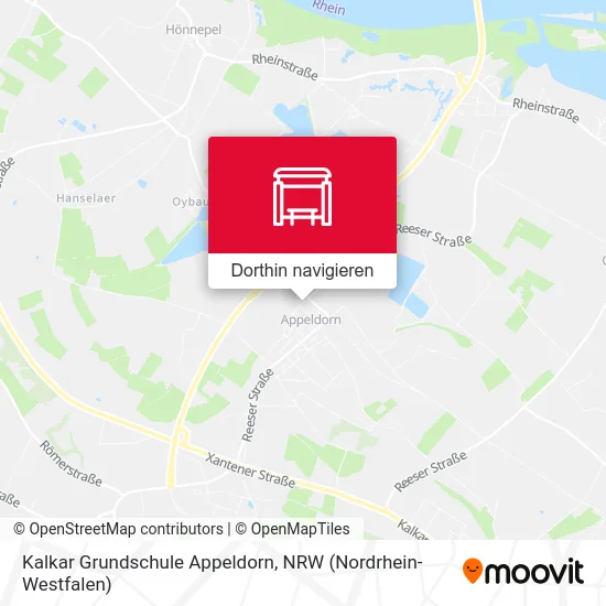 Kalkar Grundschule Appeldorn Karte