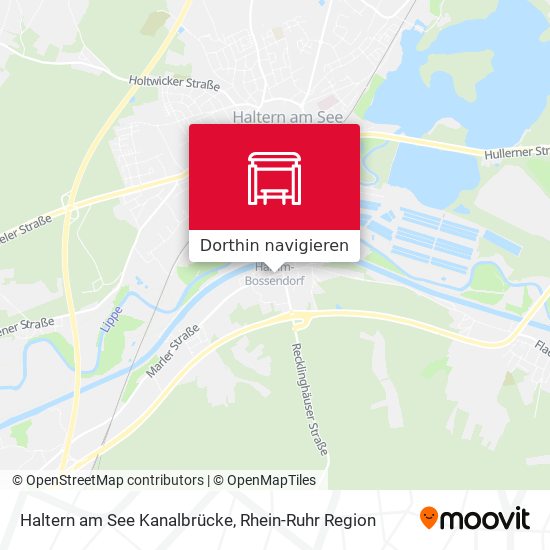 Haltern am See Kanalbrücke Karte