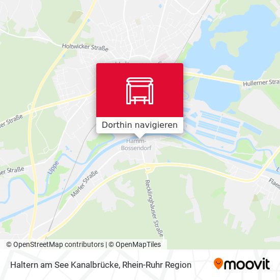 Haltern am See Kanalbrücke Karte
