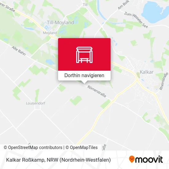 Kalkar Roßkamp Karte