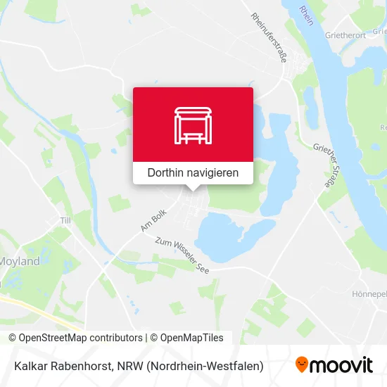 Kalkar Rabenhorst Karte