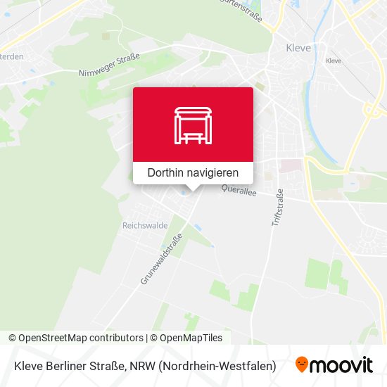 Kleve Berliner Straße Karte