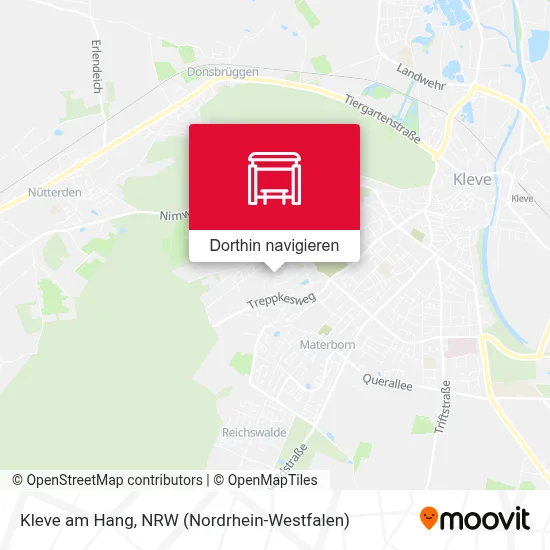 Kleve am Hang Karte
