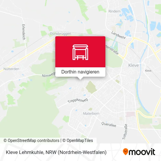Kleve Lehmkuhle Karte