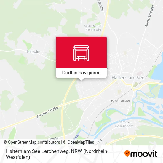 Haltern am See  Lerchenweg Karte