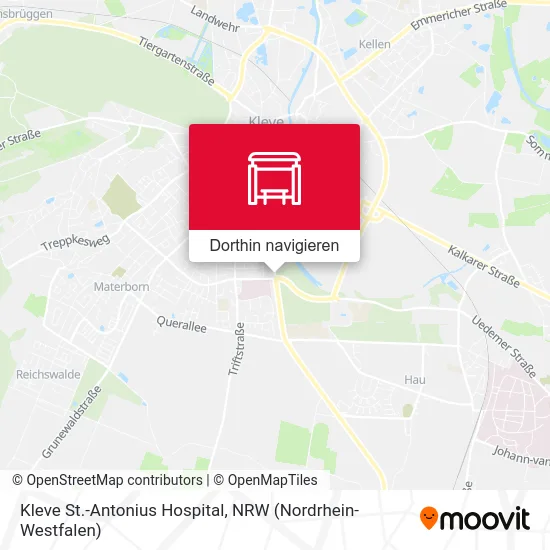 Kleve St.-Antonius Hospital Karte