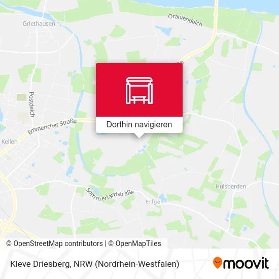 Kleve Driesberg Karte