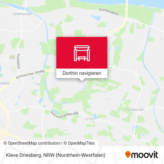 Kleve Driesberg Karte
