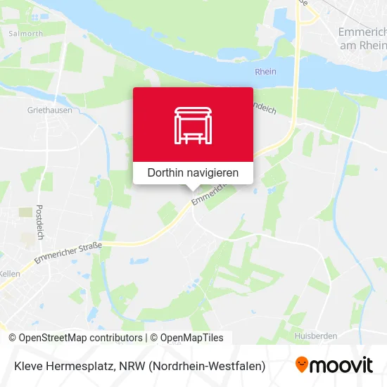 Kleve Hermesplatz Karte