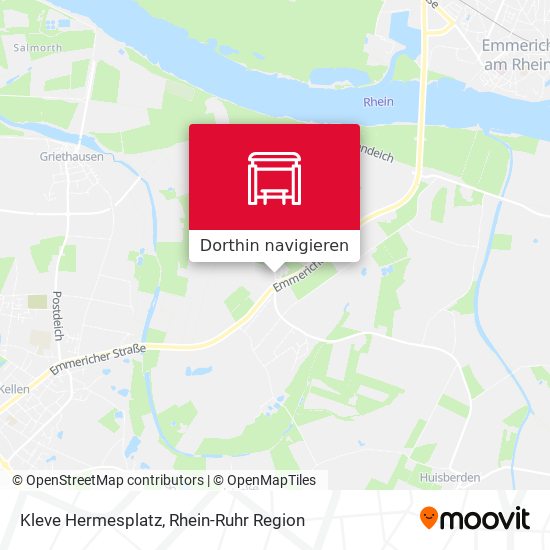 Kleve Hermesplatz Karte