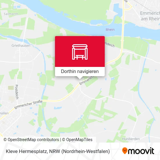 Kleve Hermesplatz Karte