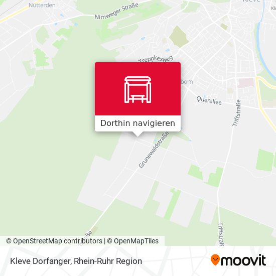 Kleve Dorfanger Karte