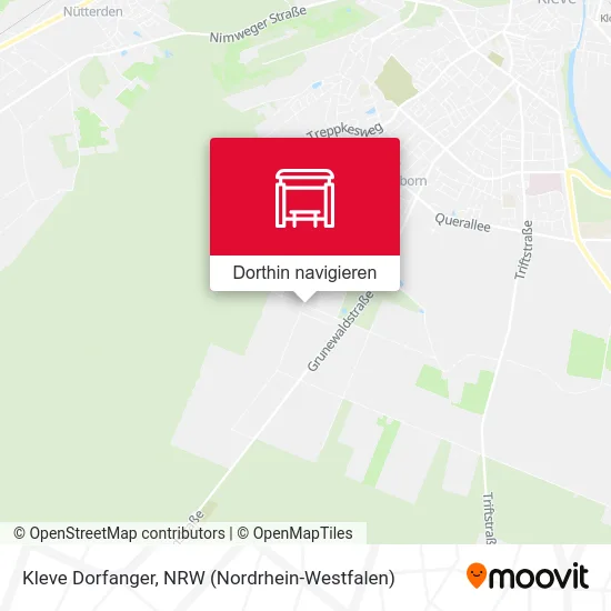 Kleve Dorfanger Karte