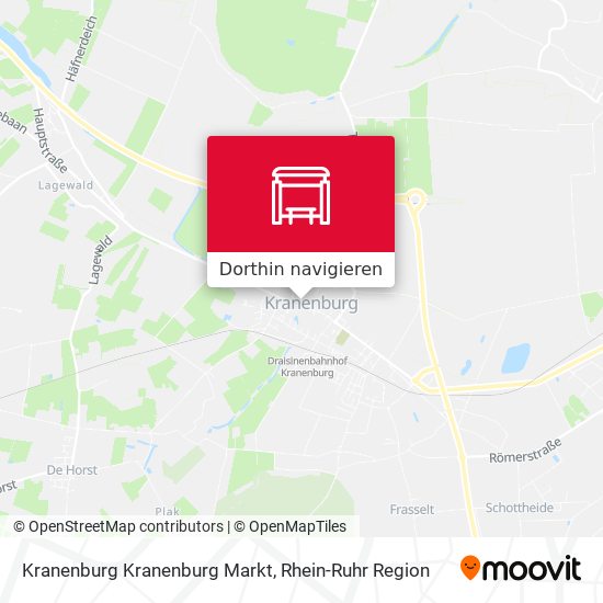 Kranenburg Kranenburg Markt Karte