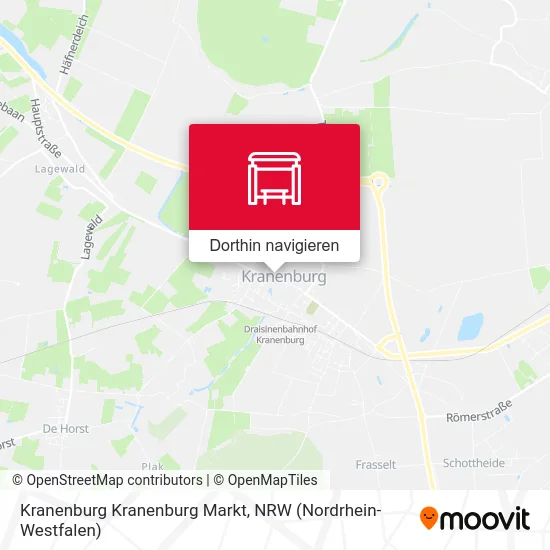 Kranenburg Kranenburg Markt Karte