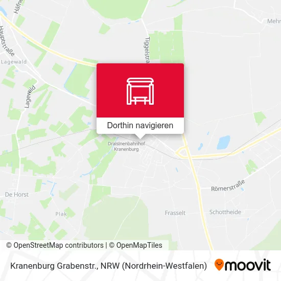 Kranenburg Grabenstr. Karte