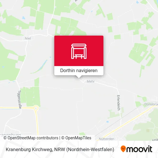 Kranenburg Kirchweg Karte